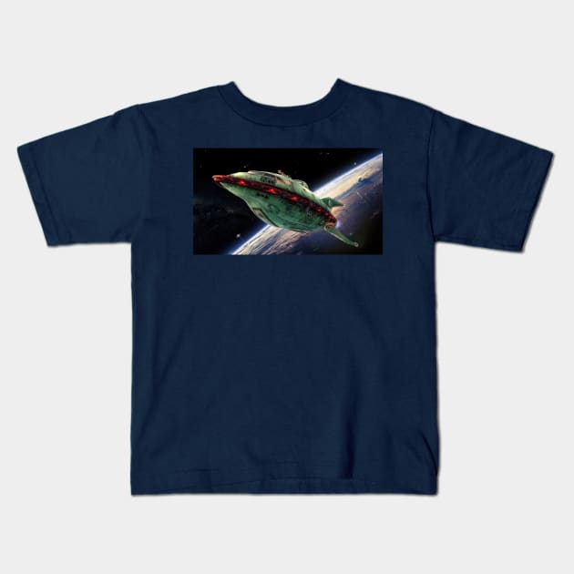 Planet Express in Space v.2 Kids T-Shirt by seccovan